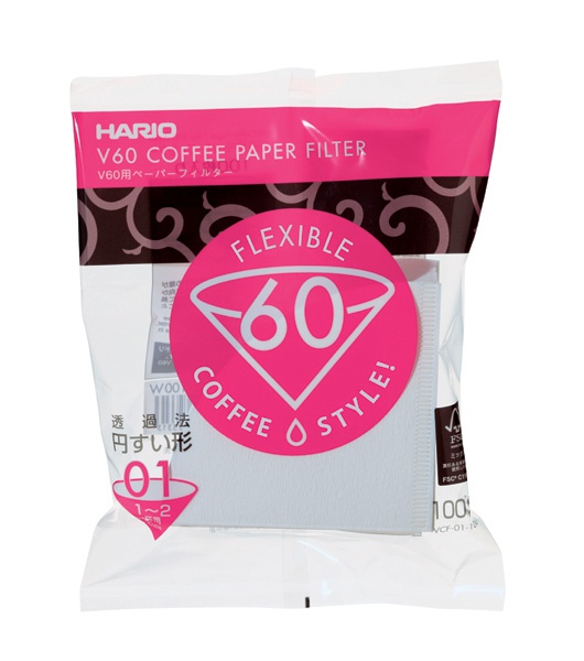 Hario V60 Paper Filters Size 01 100pcs