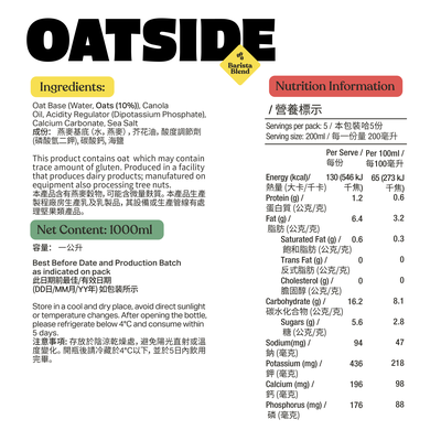 OATSIDE BARISTA BLEND