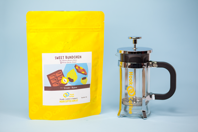 Hook Coffee French Press Bundle